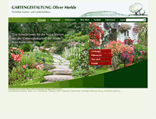 Tablet Screenshot of garten-merkle.de